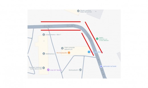 From December 4th to December 6th, 2024, do not park your vehicles in Olympijská Street!